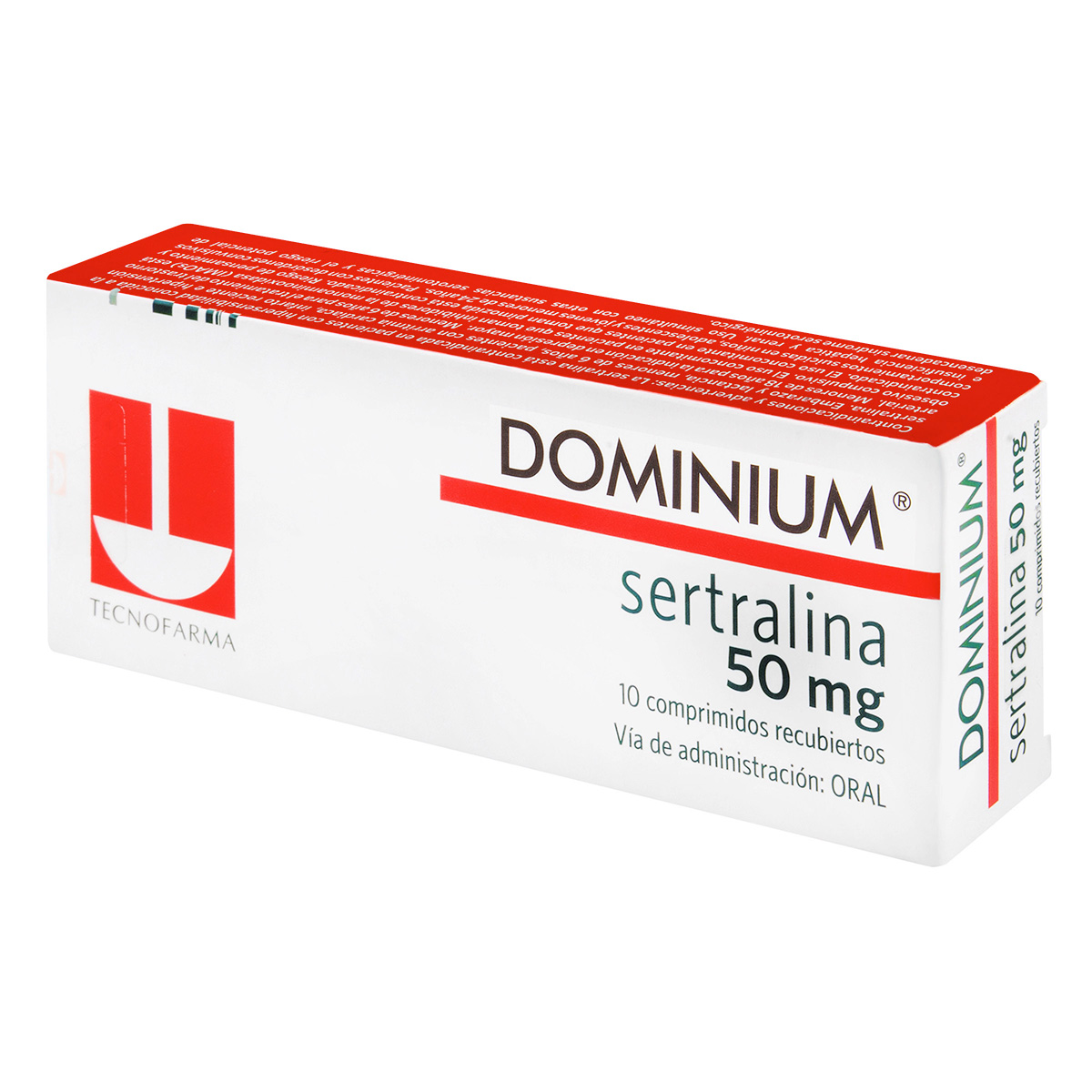 DOMINIUM 50 MG 10 CAPSULAS