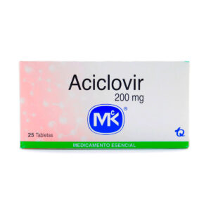 ACICLOVIR 200 MG 25 TABLETAS MK