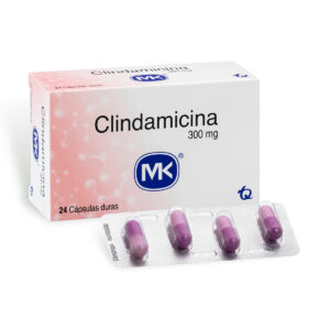 CLINDAMICINA 300 MG 24 CAPSULAS MK