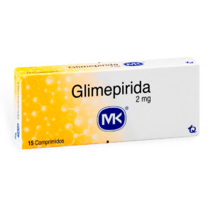 GLIMEPIRIDA 2 MG 15 TABLETAS MK