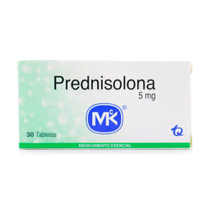 PREDNISOLONA 5 MG 30 TABLETAS MK
