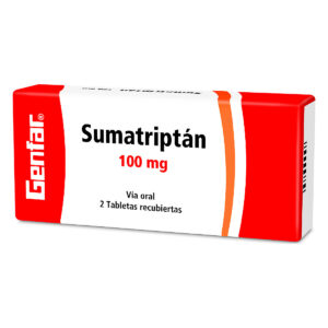 SUMATRIPTAN 100 MG 2 TABLETAS GF