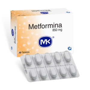 METFORMINA 850 MG 30 TABLETAS MK