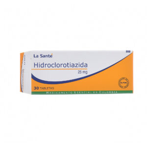 HIDROCLOROTIAZIDA 25 MG 30 TBS LS