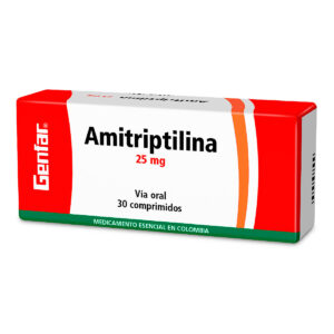 AMITRIPTILINA 25 MG 30 TABLETAS GF