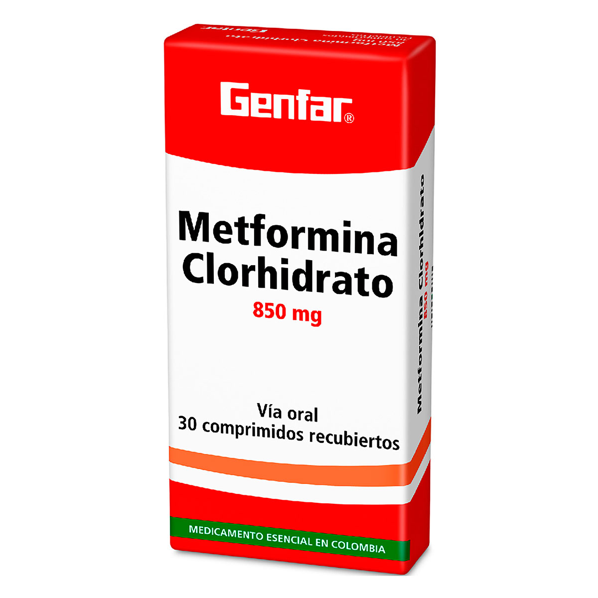 METFORMINA 850 MG 30 TABLETAS GF