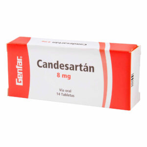 CANDESARTAN 8 MG 14 TABLETAS GF7862