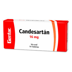 CANDESARTAN 16 MG 14 TABLETAS GF15725