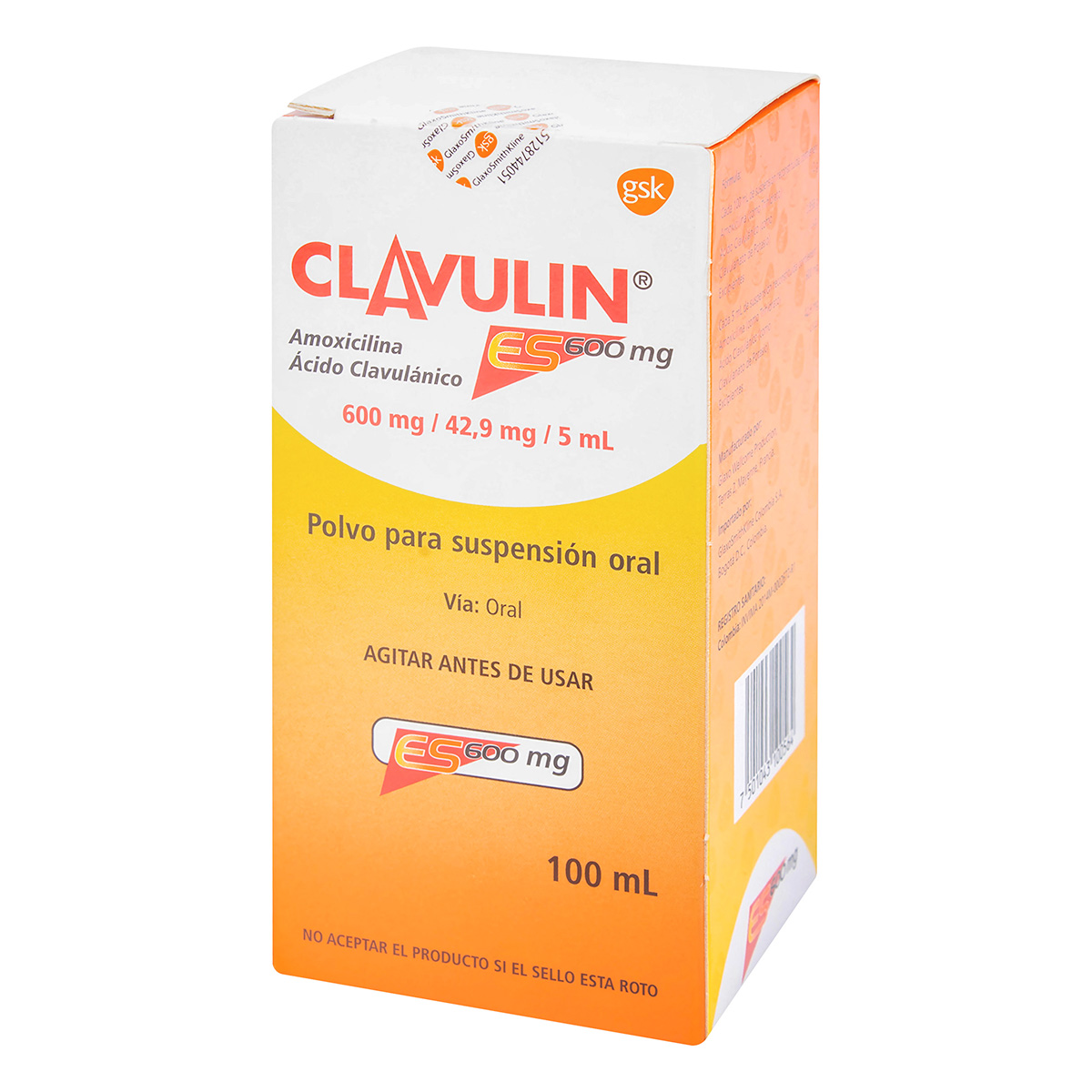 CLAVULIN ES 600 MG 100 ML