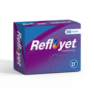 REFLUYET 15 MG 30 CAPSULAS