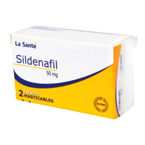 SILDENAFIL MASTICABLE 2 TABLETAS LS