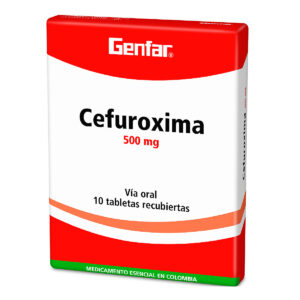 CEFUROXIMA 500 MG 10 TBS GF43850