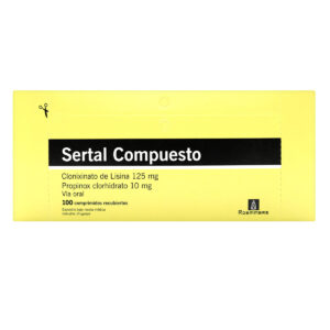 SERTAL COMPUESTO 100 COMPRIMIDOS