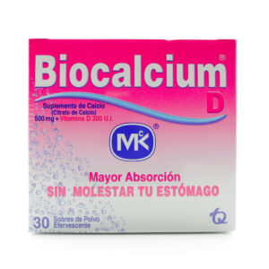 BIOCALCIUM D POLVO 500 MG 30 SBS MK