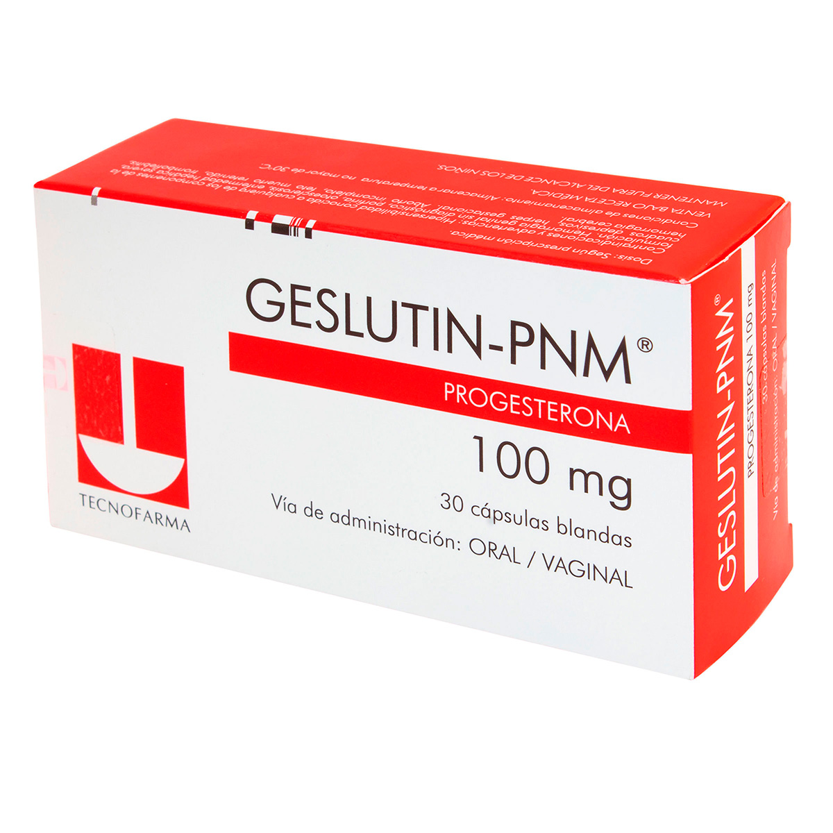 GESLUTIN 100 MG 30 CAPSULAS