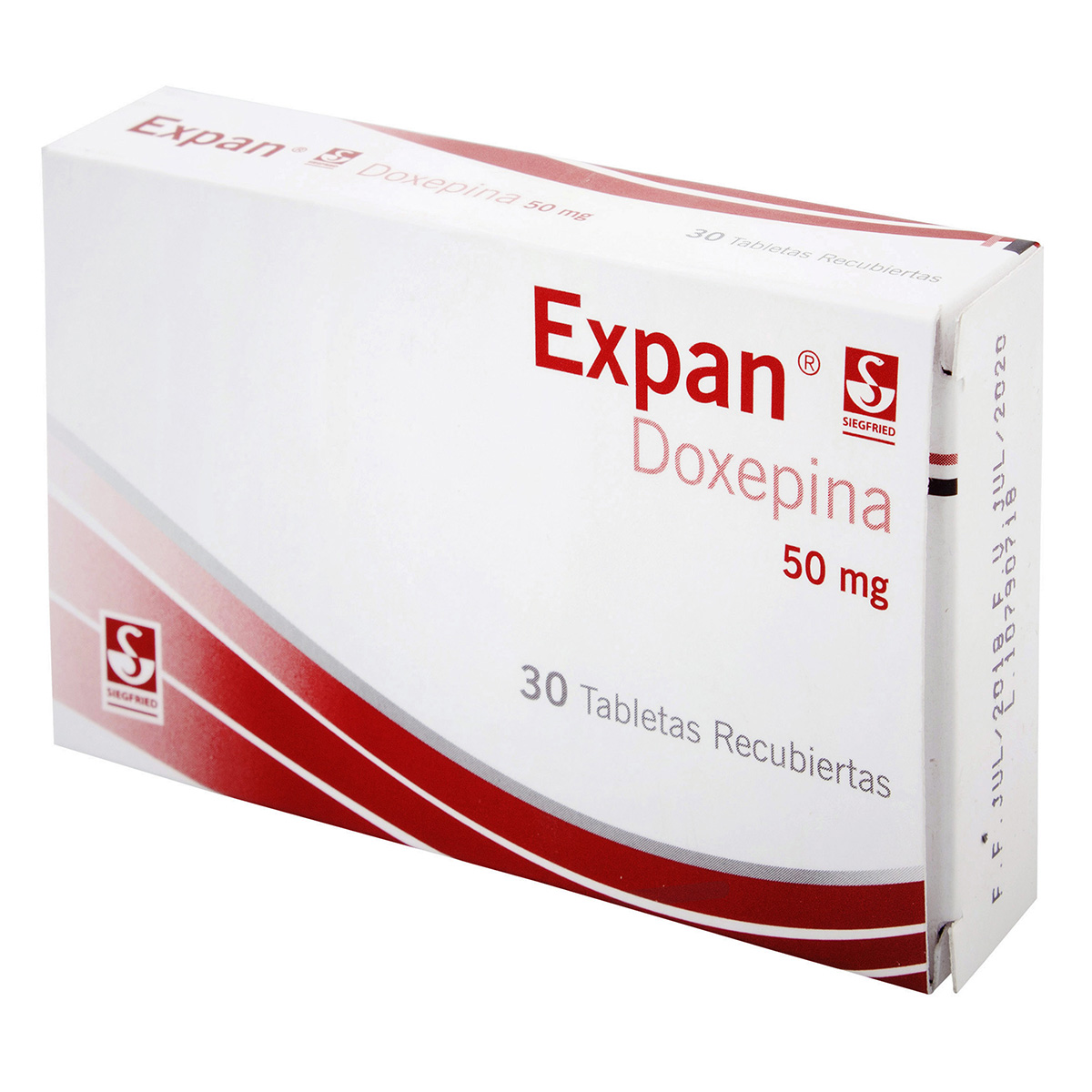 EXPAN DOXEPINA 50 MG 30 TABLETAS