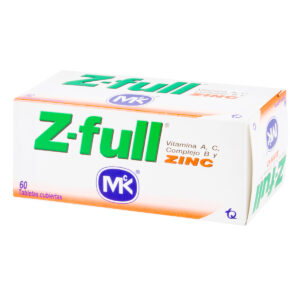 Z FULL ZINC 60 TABLETAS MK