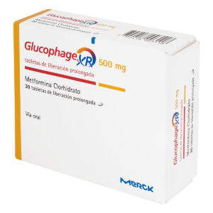 GLUCOPHAGE XR 500 MG 30 TBS