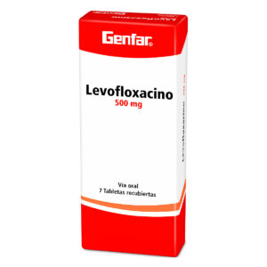 LEVOFLOXACINO 500 MG 7 TABLETAS GF