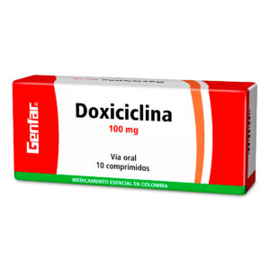 DOXICICLINA 100 MG 10 TABLETAS GF