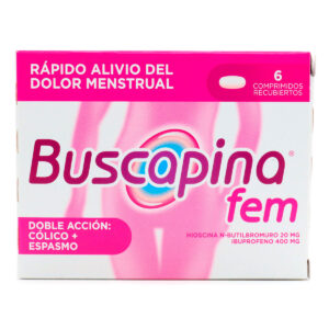 BUSCAPINA FEM 6 TABLETAS