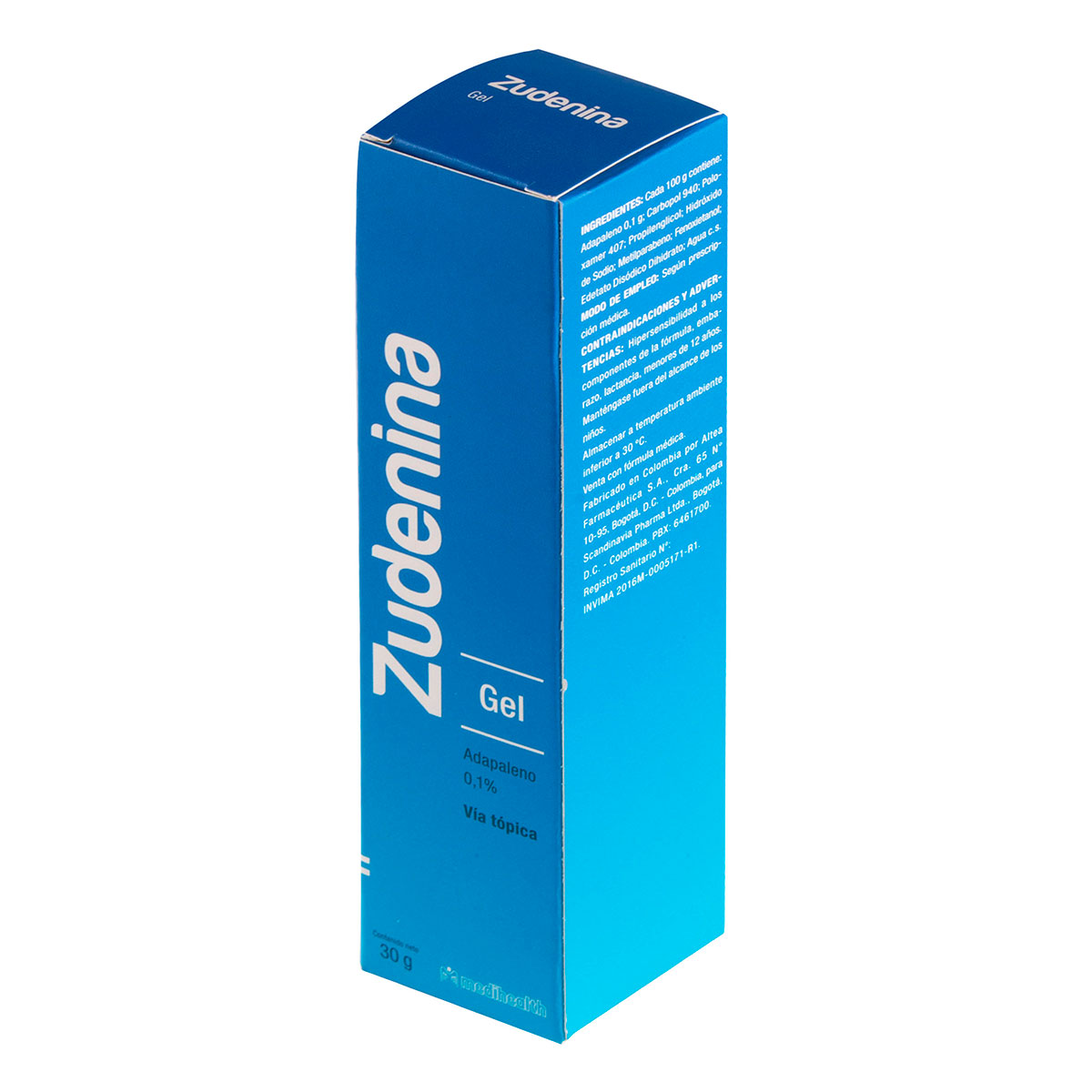 ZUDENINA 0.1% GEL 30 GR