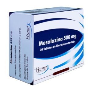 MESALAZINA 500 MG 30 TABLETAS HP44700