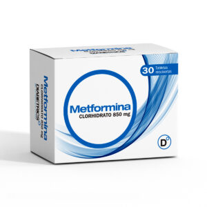 METFORMINA 850 MG 30 TABLETAS PC