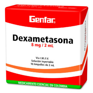 DEXAMETASONA 8 MG 2 ML 10 AMPOLLAS GF