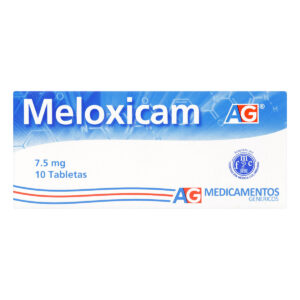 MELOXICAM 7.5 MG 10 TABLETAS AG