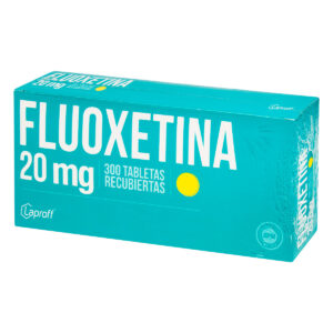 FLUOXETINA 20 MG 300 TABLETAS LP