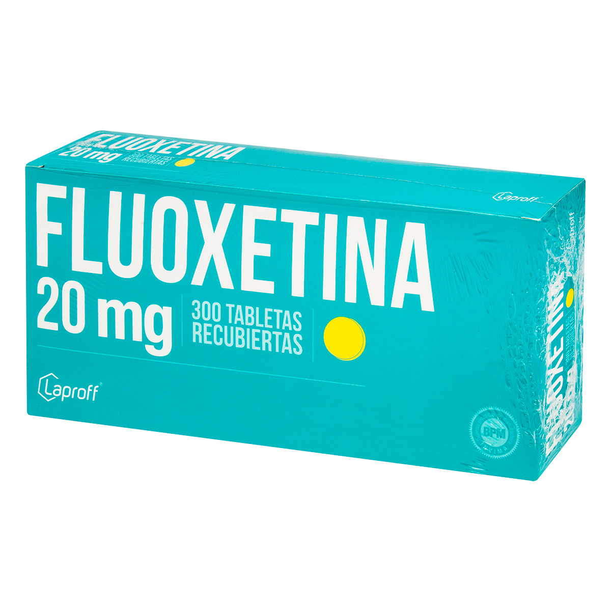 FLUOXETINA 20 MG 300 TABLETAS LP