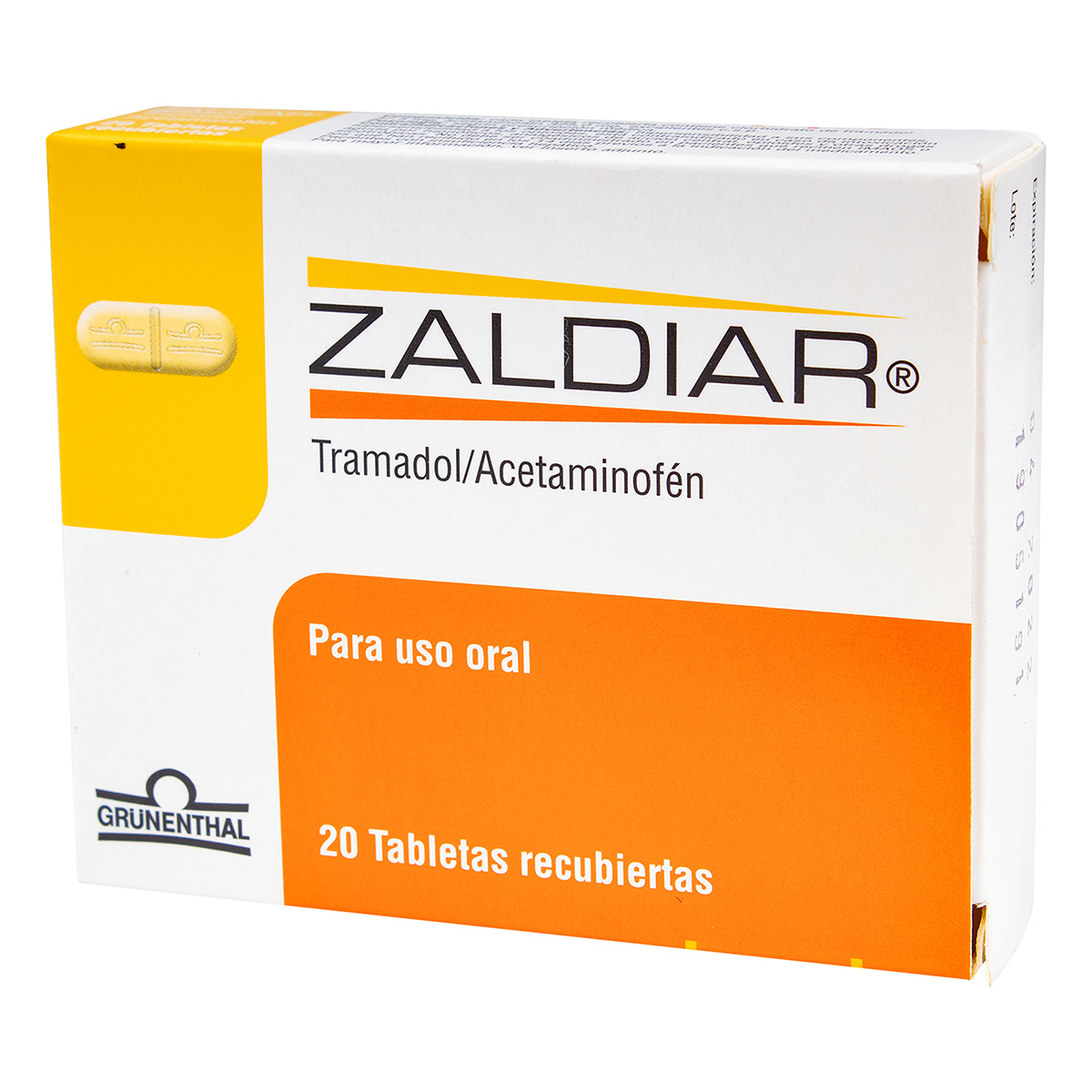 ZALDIAR 37.5/325 MG 20 TBS