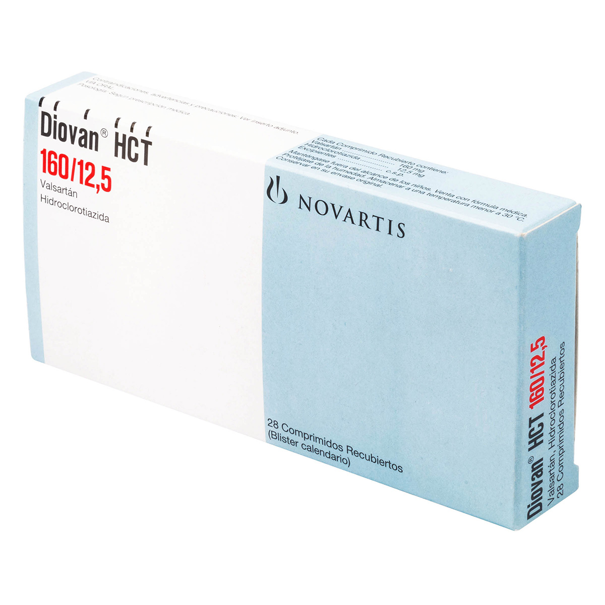 DIOVAN HCT 160/12.5 MG 28 TBS