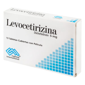 LEVOCETIRIZINA 5 MG 10 TABLETAS PC