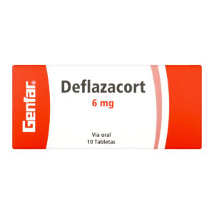 DEFLAZACORT 6 MG 10TABLETAS GF