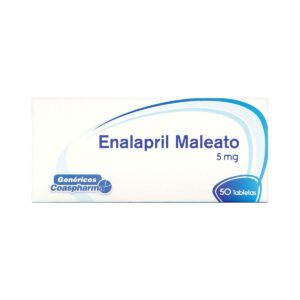 ENALAPRIL 5 MG 50 TABLETAS COA