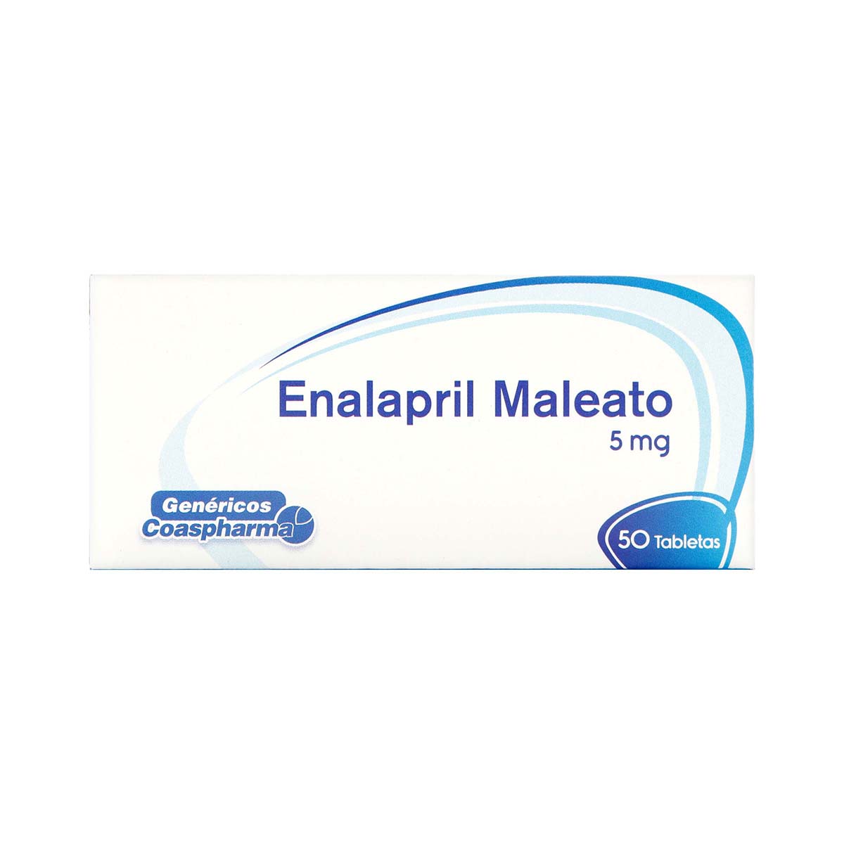 ENALAPRIL 5 MG 50 TABLETAS COA