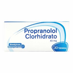 PROPANOLOL 40 MG 20 TABLETAS COA