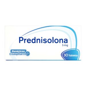 PREDNISOLONA 5 MG 30 TABLETAS COA