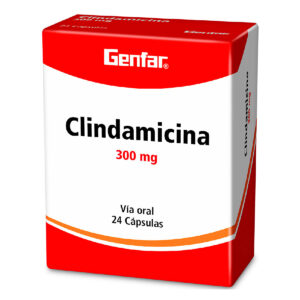 CLINDAMICINA 300 MG 24 CAPSULAS GF