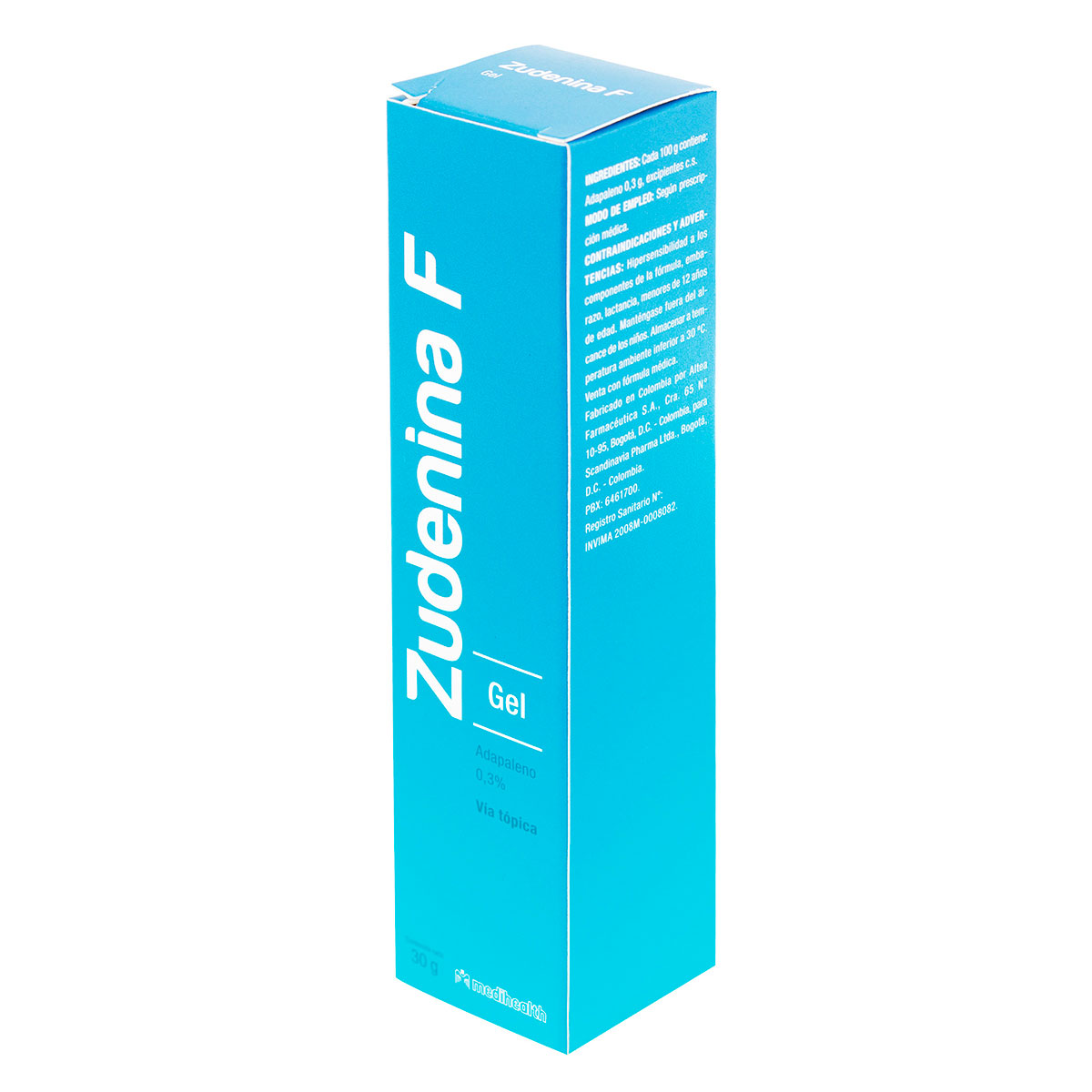 ZUDENINA F 0.3% GEL 30 GR
