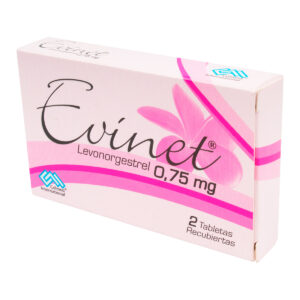 EVINET 0.75 MG 2 TABLETAS17415