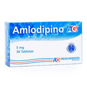 AMLODIPINO 5 MG 30 TABLETAS AG