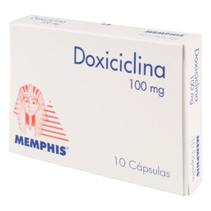 DOXICICLINA 100 MG 10 TBS MP