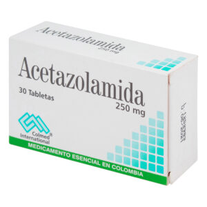 ACETAZOLAMIDA 250 MG 30 TABLETAS PC