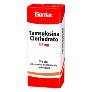TAMSULOSINA 0.4 MG 30 CAPSULAS GF
