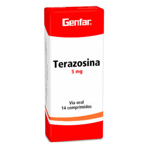 TERAZOSINA 5 MG 14 TABLETAS GF