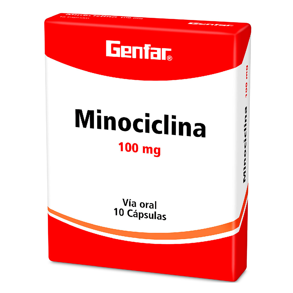 MINOCICLINA 100 MG 10 TABLETAS GF