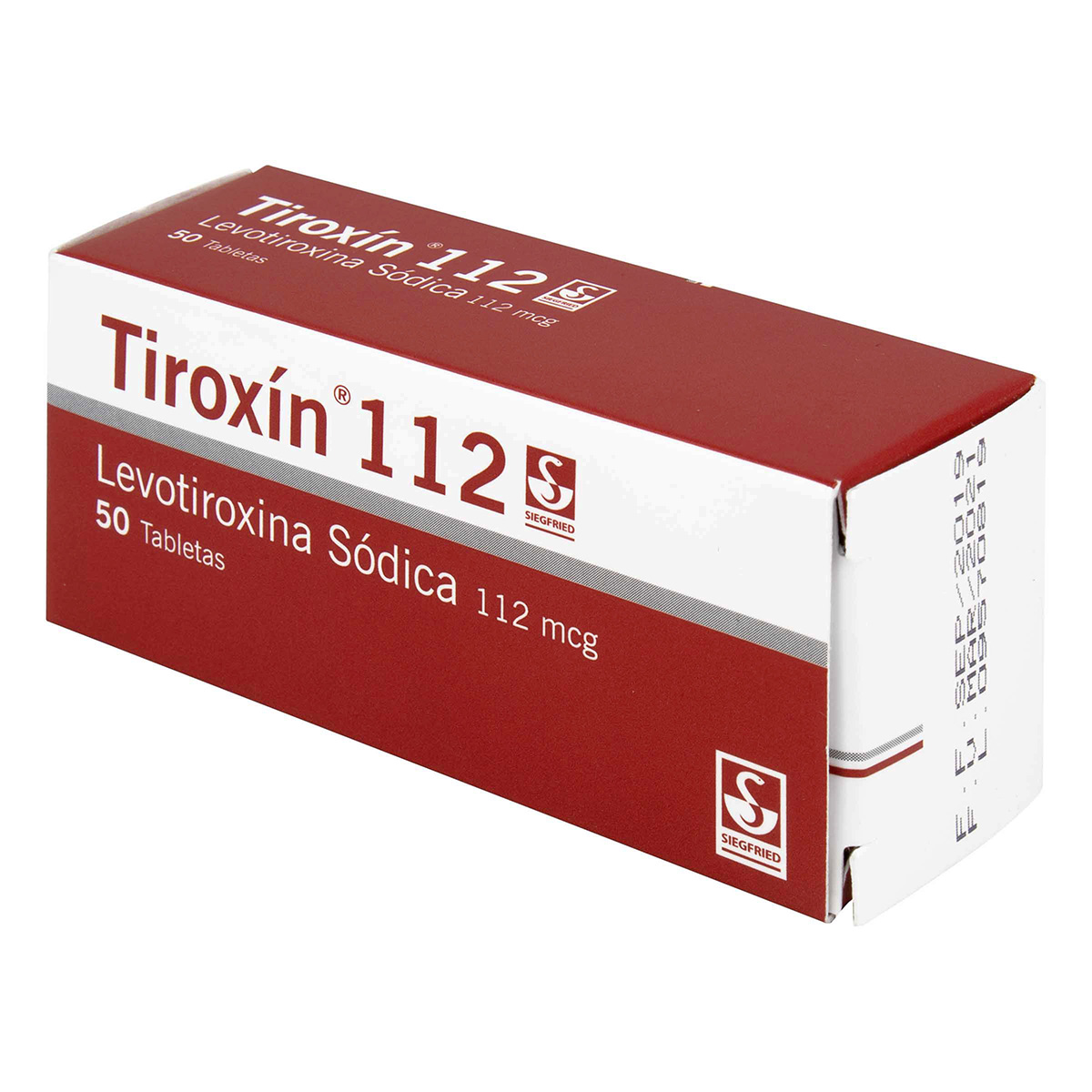 TIROXIN 112 MCG 50 TABLETAS